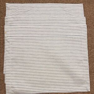 Striped Blue and White table placemats